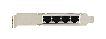 4-port 1G copper NIC with Intel I350-AM4 controller